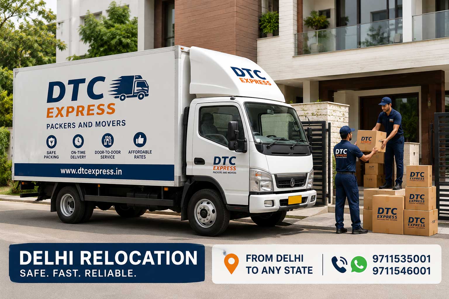 Reliable Packers and Movers in Delhi
