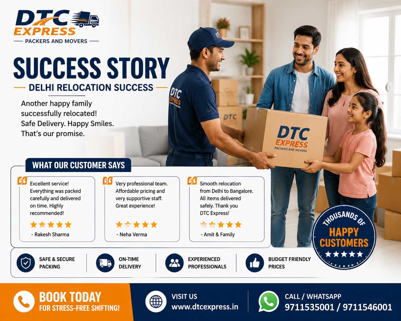 Successful Home Relocation by DTC Express