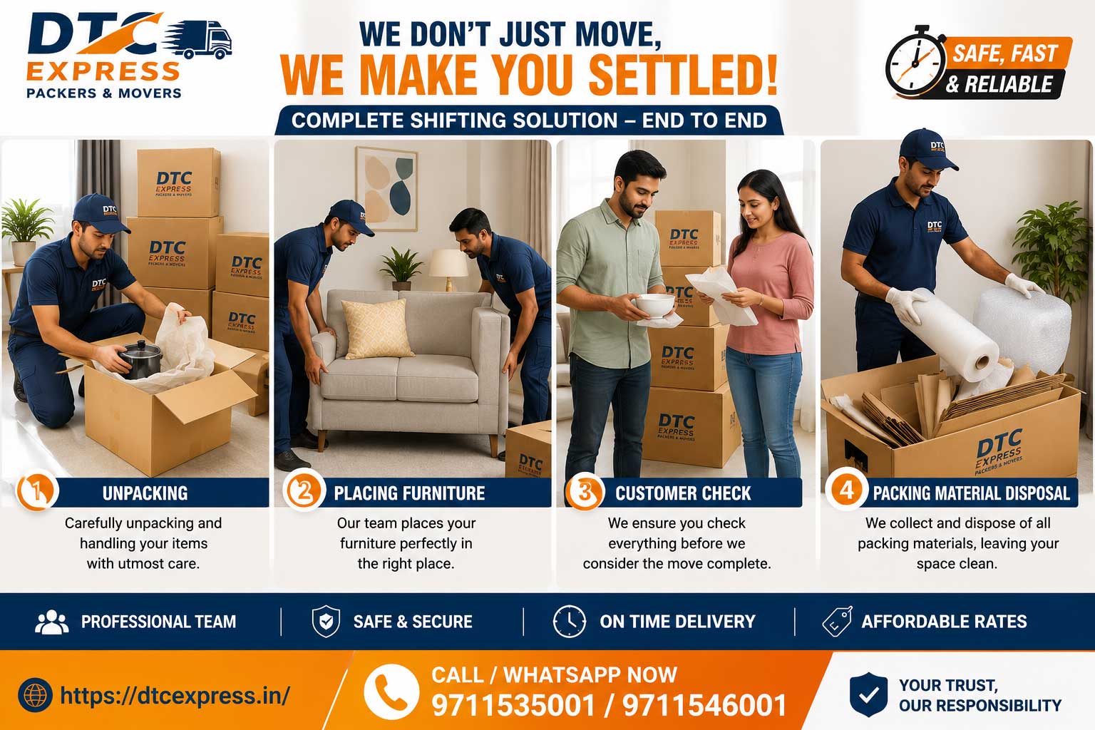 Furniture Assembly and Unpacking