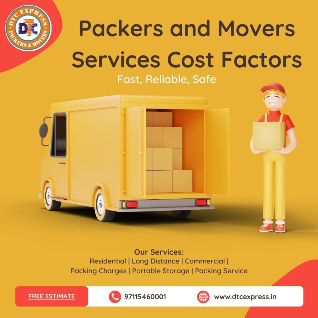 packers and movers service cost